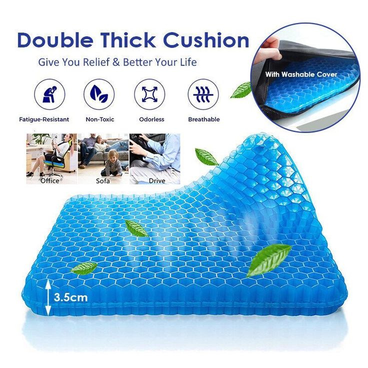 Egg Sitter™ Honeycomb Gel Seat — For Office, Car & Home